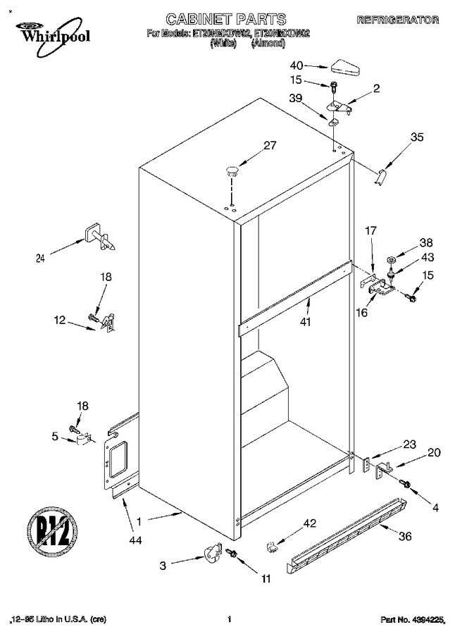 Diagram for ET20NMXDW02