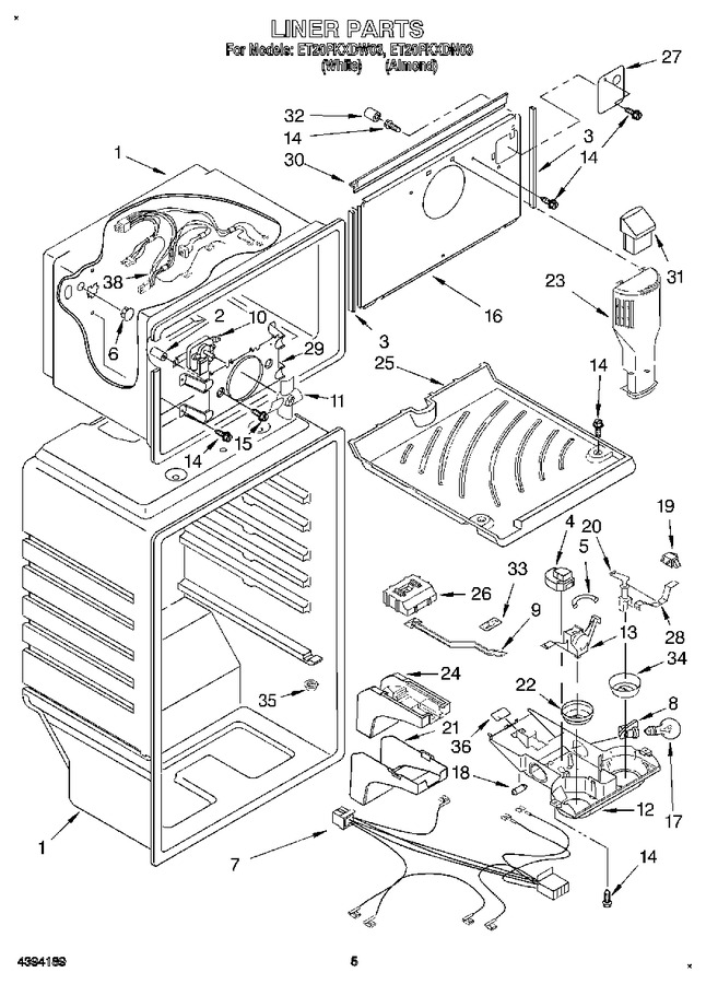 Diagram for ET20PKXDW03