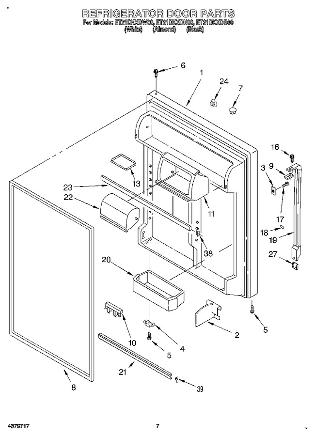 Diagram for ET21DKXDW00