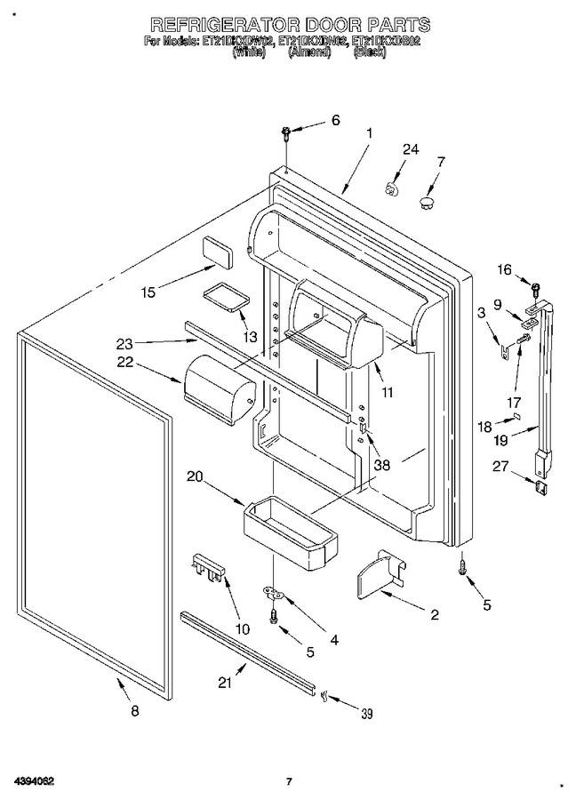 Diagram for ET21DKXDW02