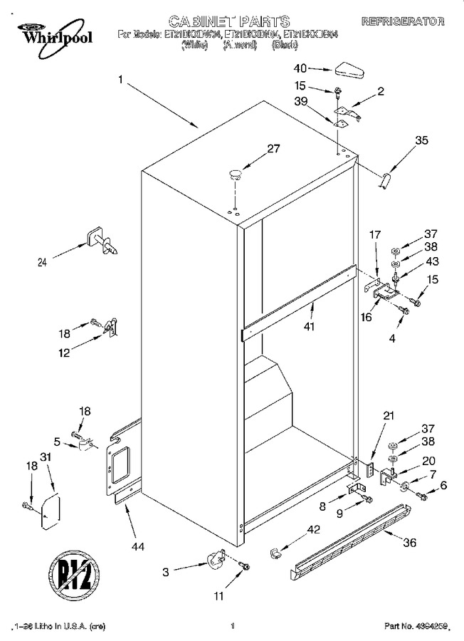 Diagram for ET21DKXDW04