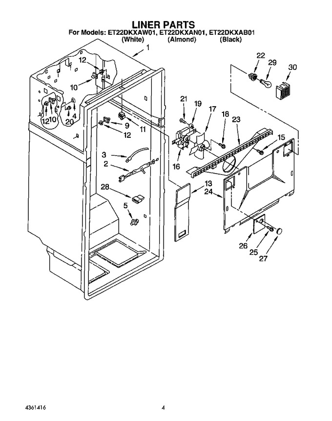 Diagram for ET22DKXAN01