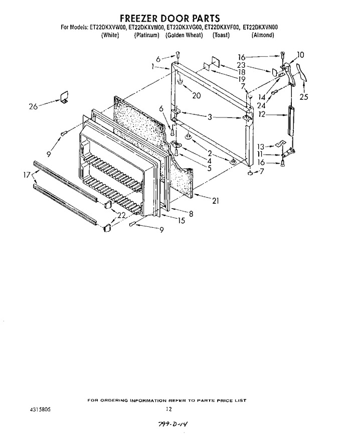 Diagram for ET22DKXVW00