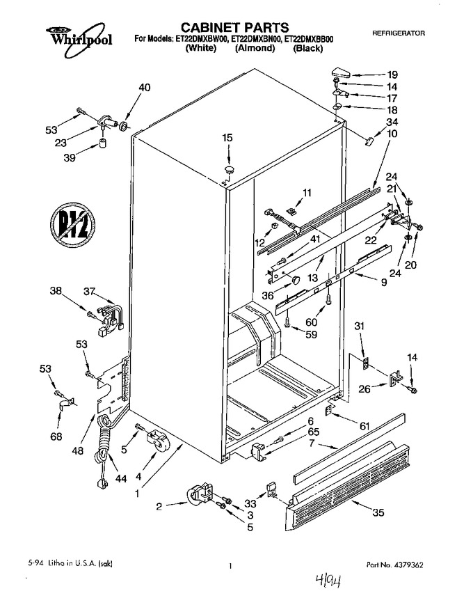 Diagram for ET22DMXBW00