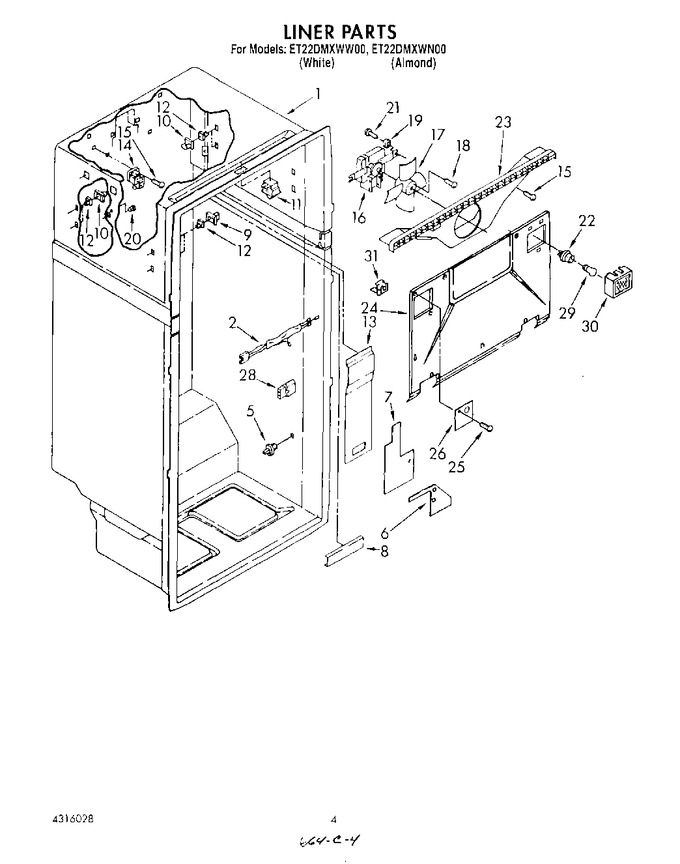 Diagram for ET22DMXWW00