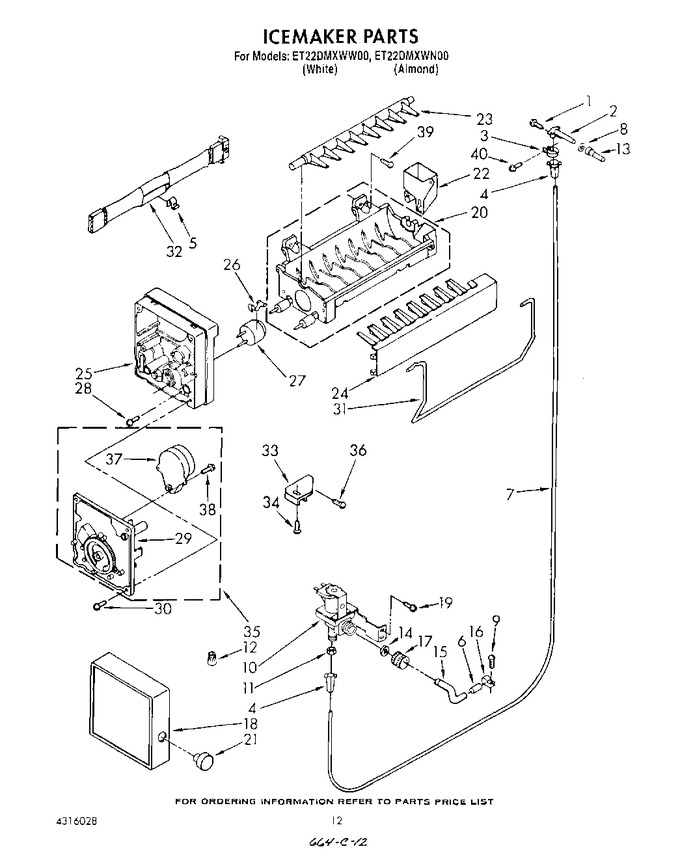 Diagram for ET22DMXWW00