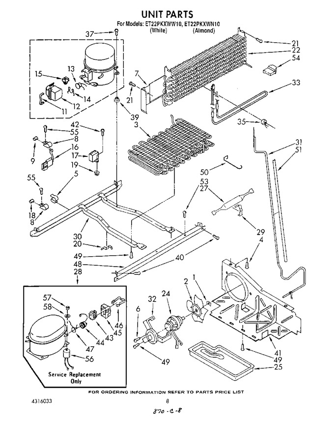 Diagram for ET22PKXWW10