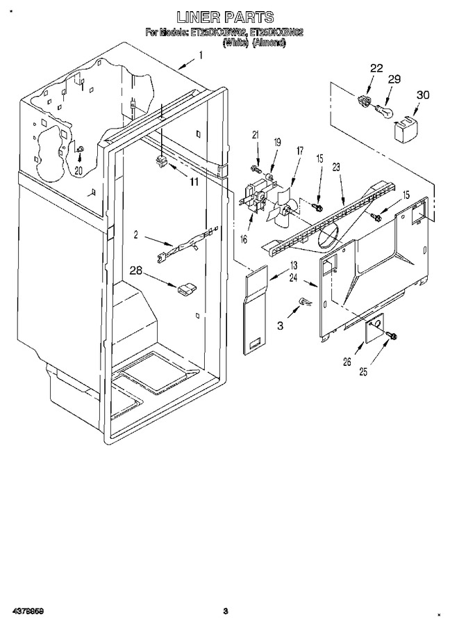 Diagram for ET25DKXBW02