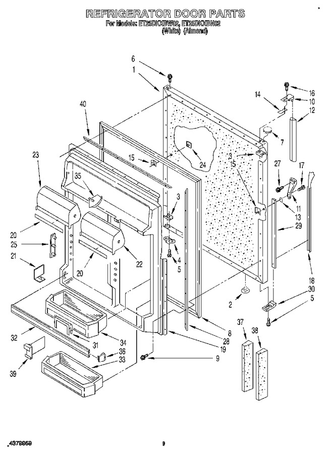Diagram for ET25DKXBW02