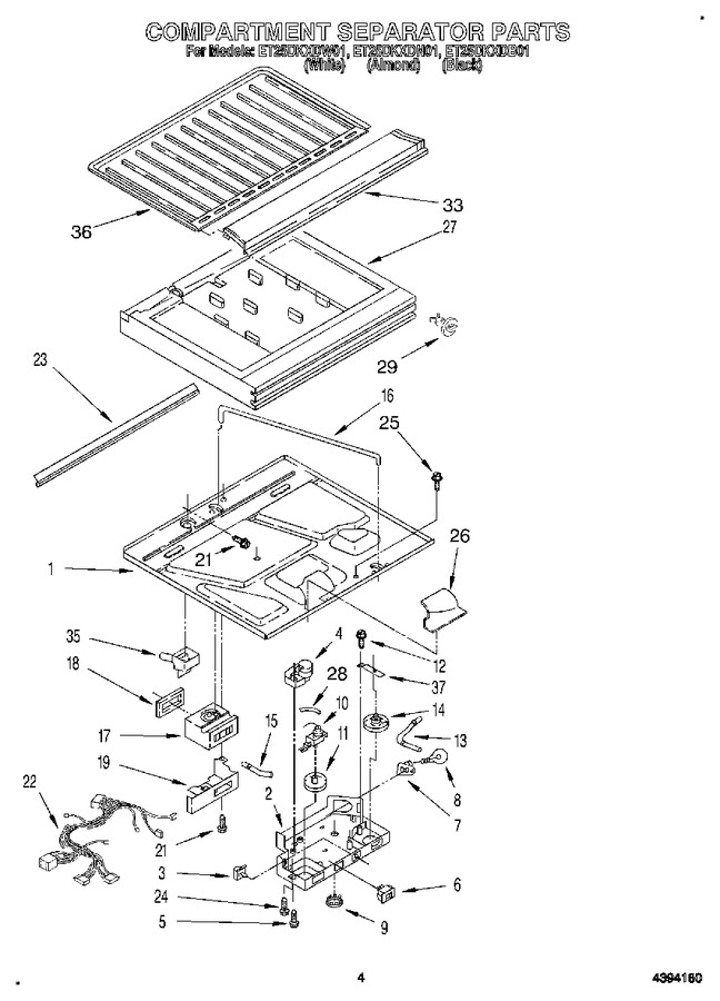 Diagram for ET25DKXDW01