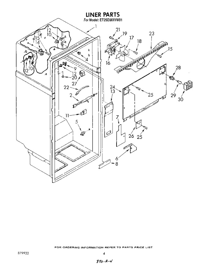 Diagram for ET25DMXVW01