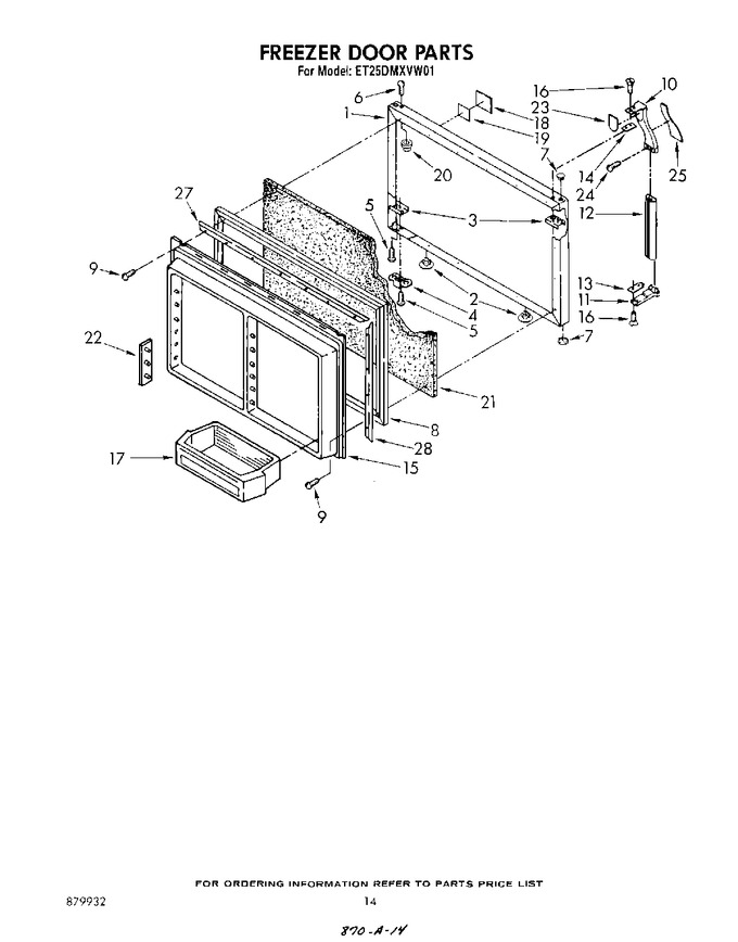 Diagram for ET25DMXVW01