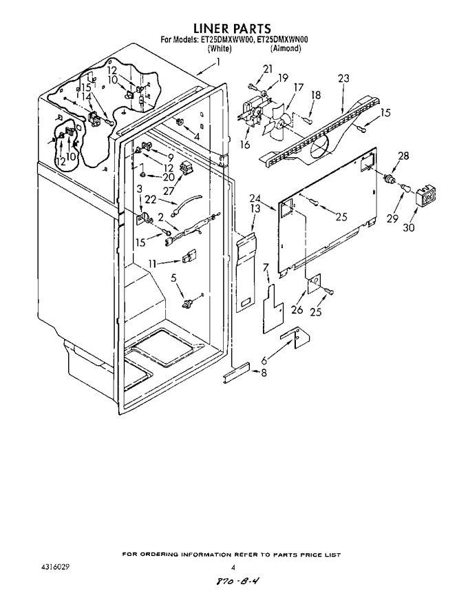 Diagram for ET25DMXWW00