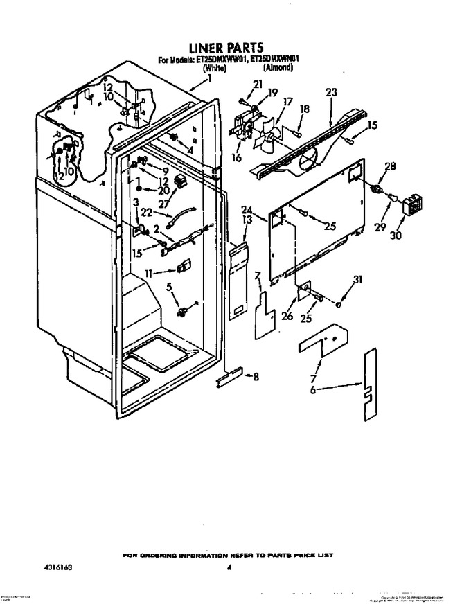 Diagram for ET25DMXWW01