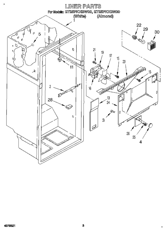 Diagram for ET25PKXBW00
