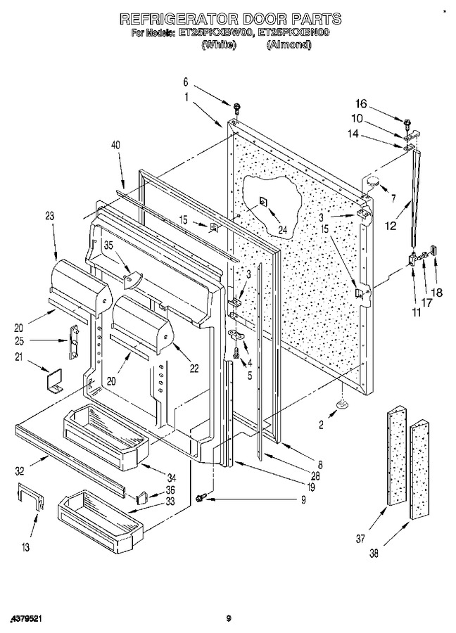 Diagram for ET25PKXBW00