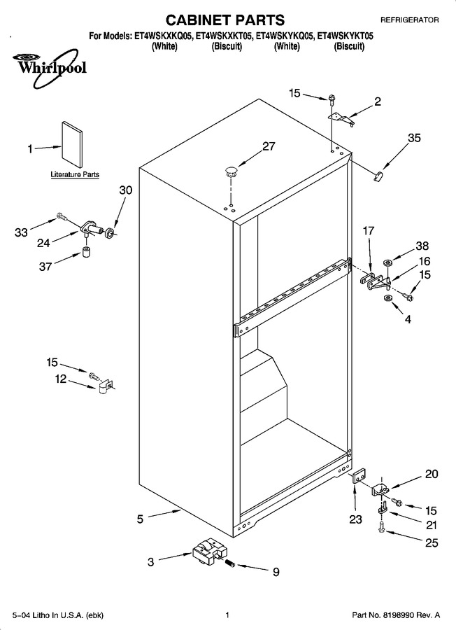 Diagram for ET4WSKYKT05