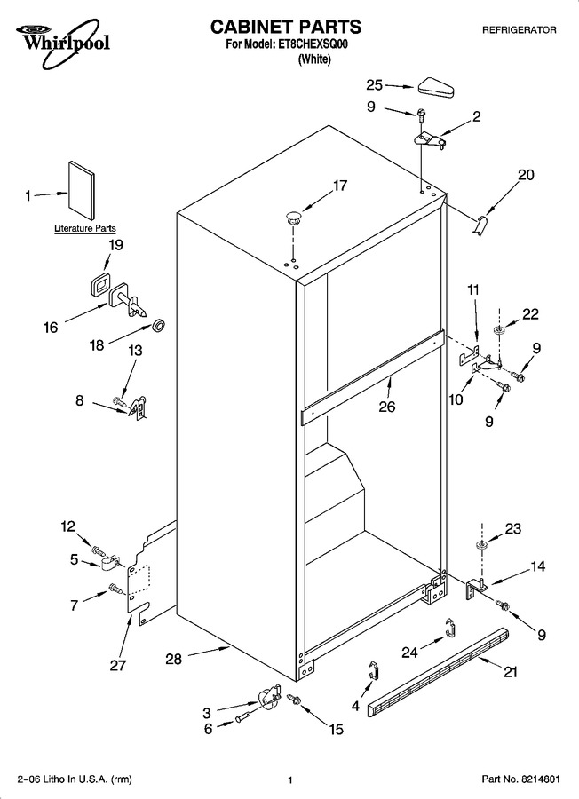 Diagram for ET8CHEXSQ00
