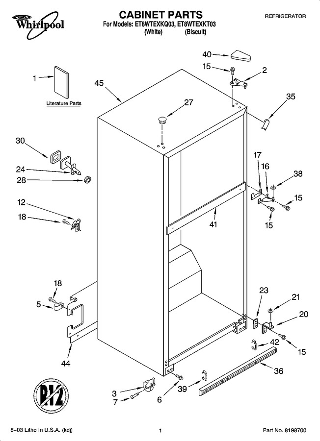 Diagram for ET8WTEXKT03