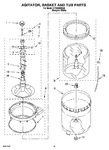 Diagram for 03 - Agitator, Basket And Tub Parts