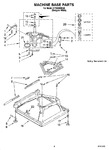 Diagram for 05 - Machine Base Parts