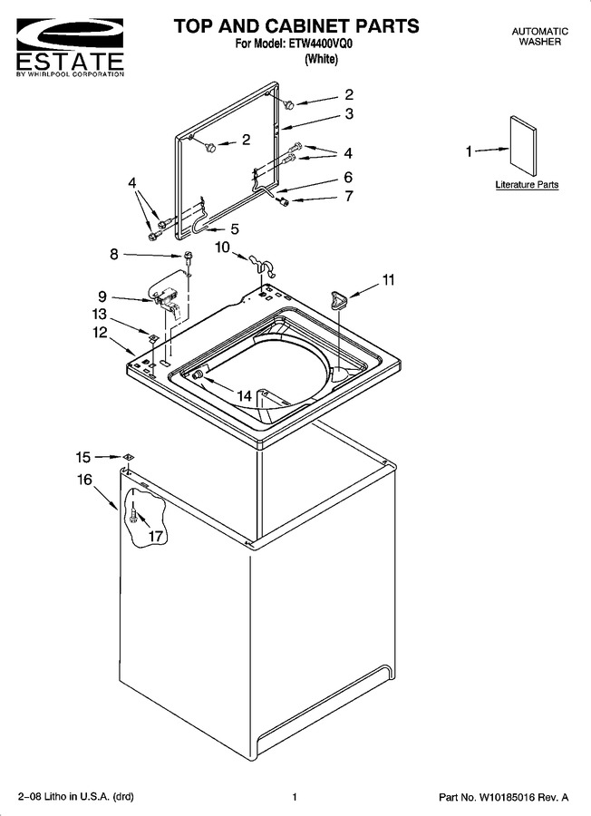 Diagram for ETW4400VQ0