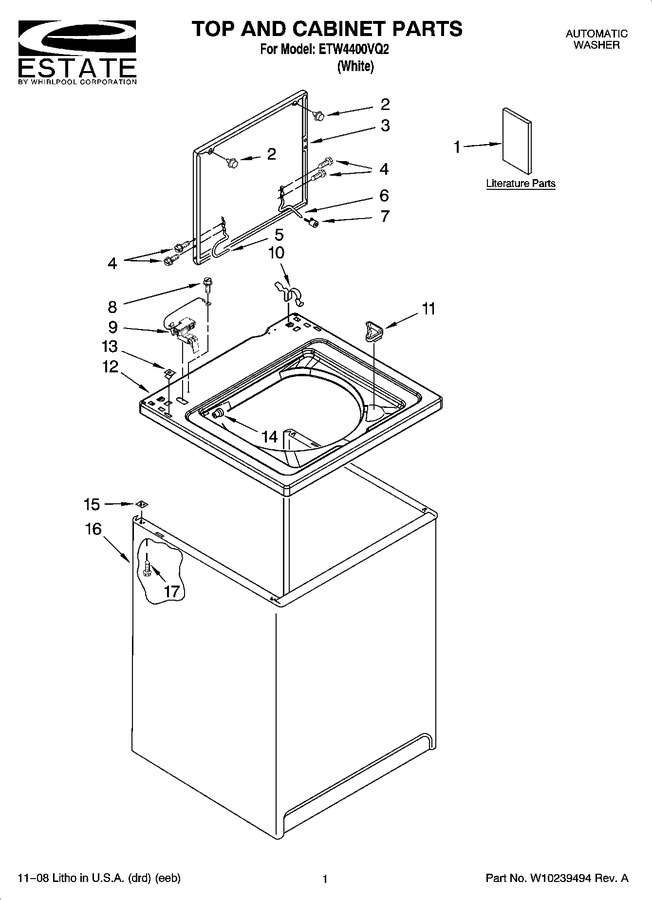 Diagram for ETW4400VQ2