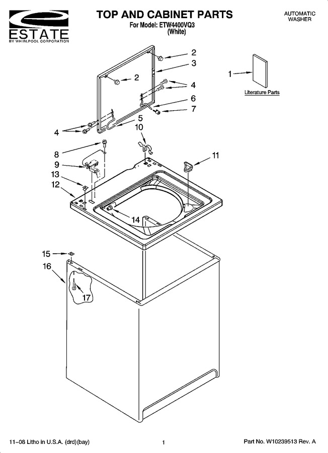 Diagram for ETW4400VQ3