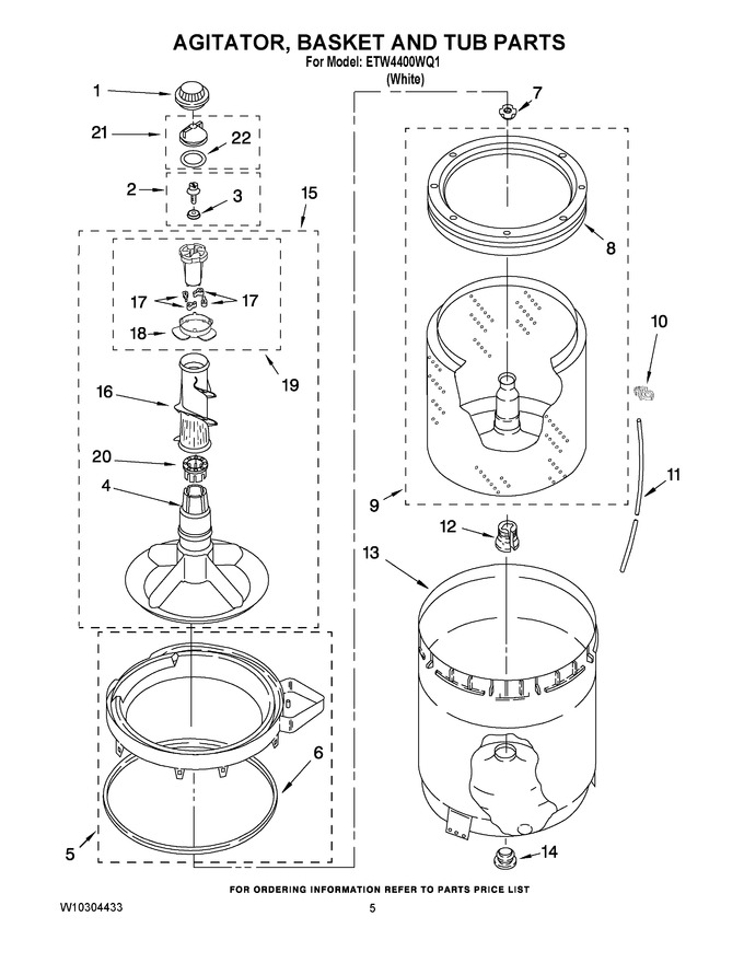 Diagram for ETW4400WQ1
