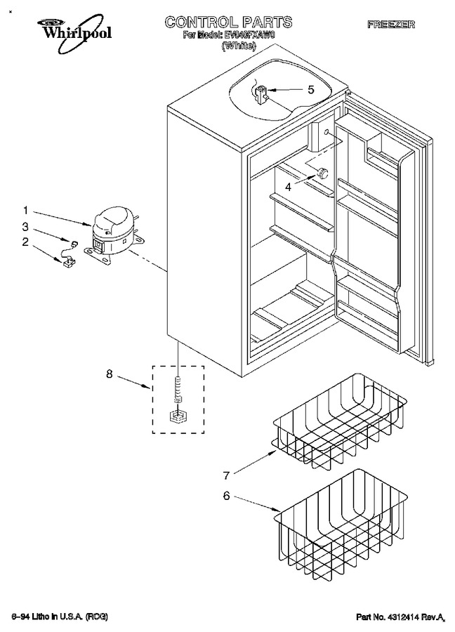 Diagram for EV040FXAW0