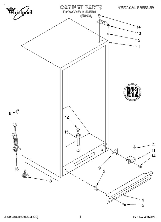 Diagram for EV150FXEN01