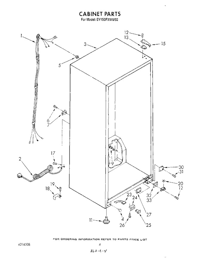 Diagram for EV150FXWN02