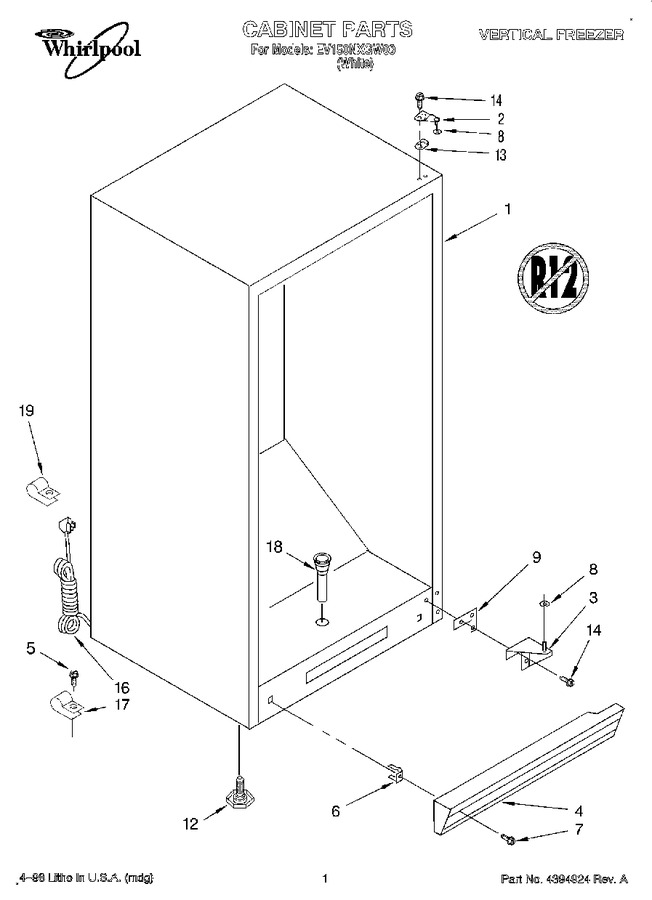 Diagram for EV150NXGW00