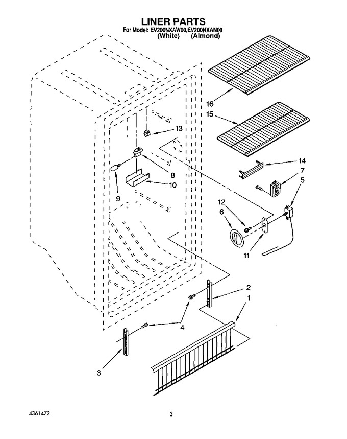 Diagram for EV200NXAW00
