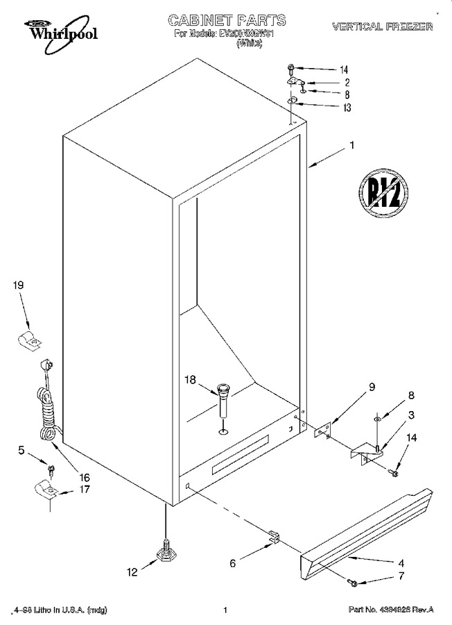 Diagram for EV200NXGW01