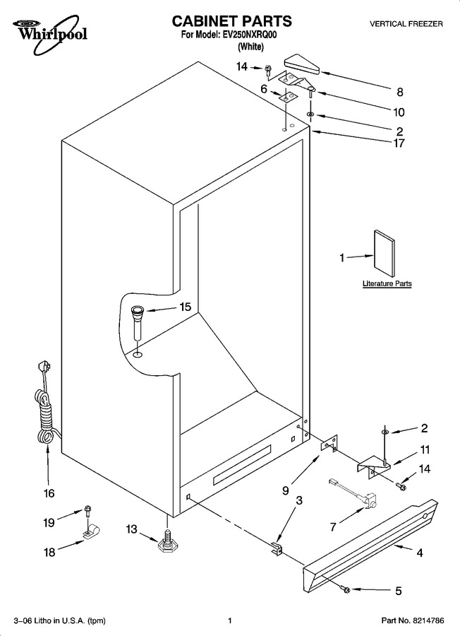 Diagram for EV250NXRQ00