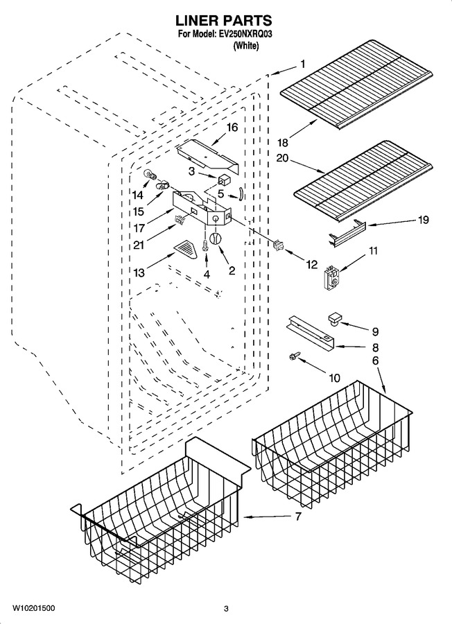 Diagram for EV250NXRQ03