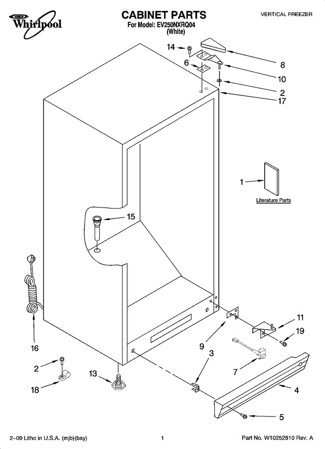 Diagram for EV250NXRQ04