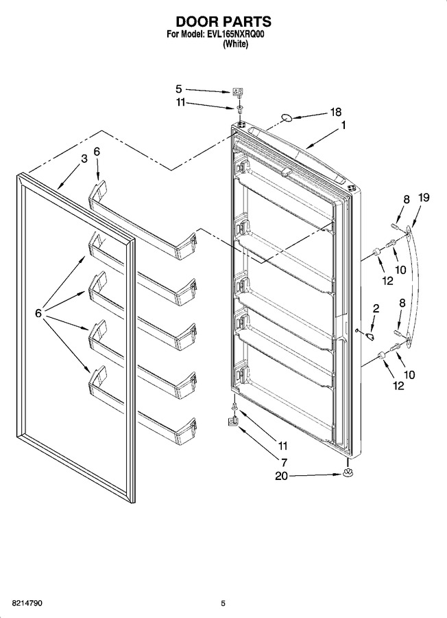 Diagram for EVL165NXRQ00