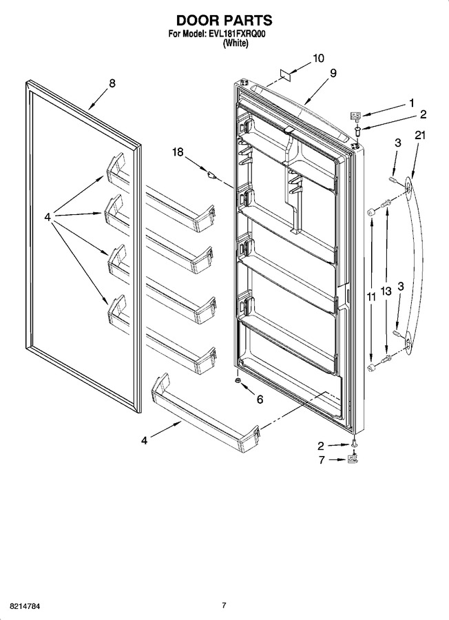 Diagram for EVL181FXRQ00