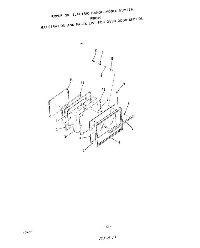 Diagram for F8857W0