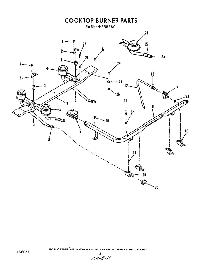 Diagram for F8858X0