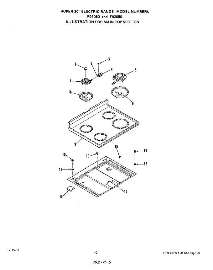 Diagram for F9208W0