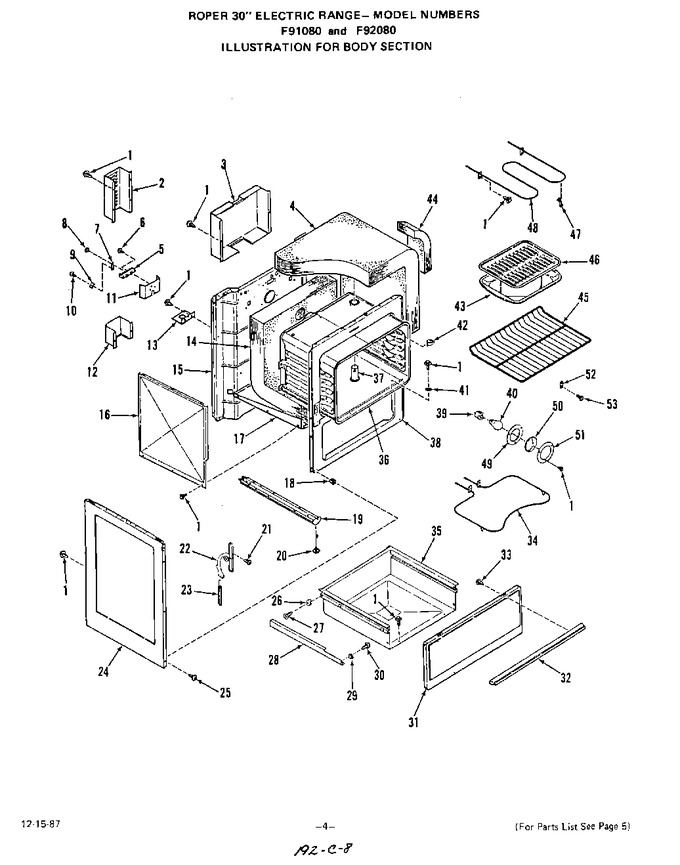 Diagram for F9208W0