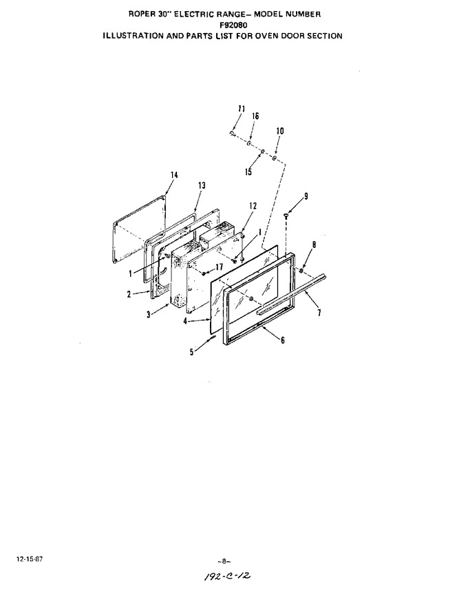 Diagram for F9208W0