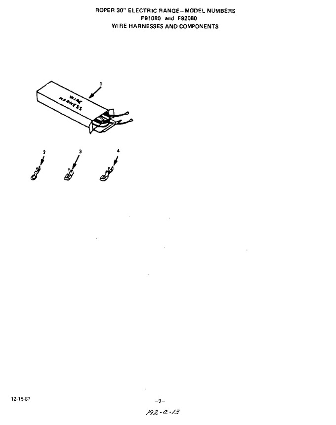 Diagram for F9208W0