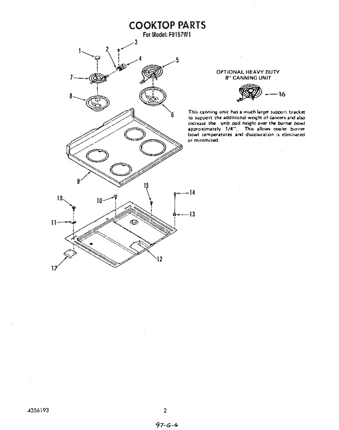 Diagram for F9157W1