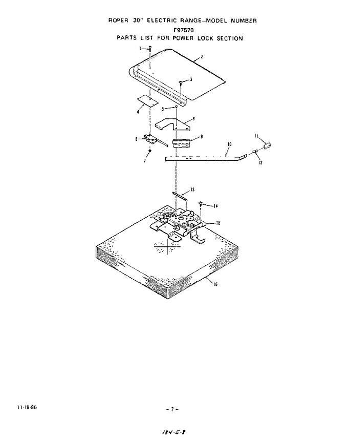 Diagram for F9757W0