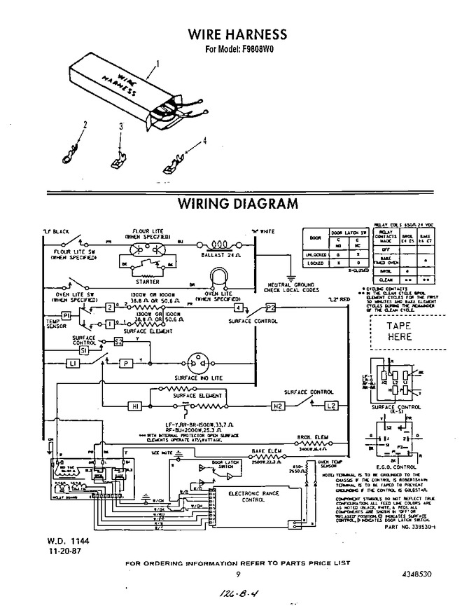 Diagram for F9808B0