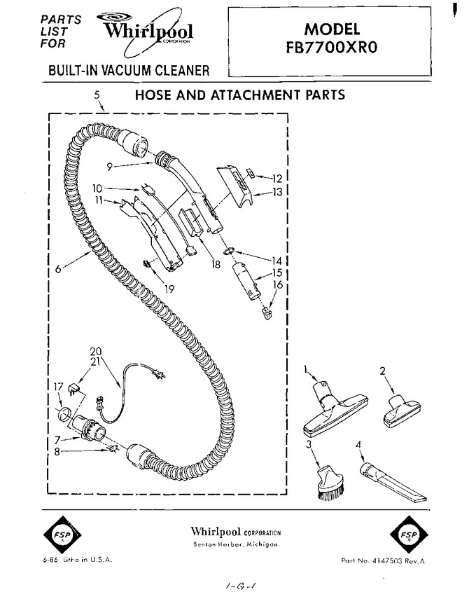 Diagram for FB7700XR0
